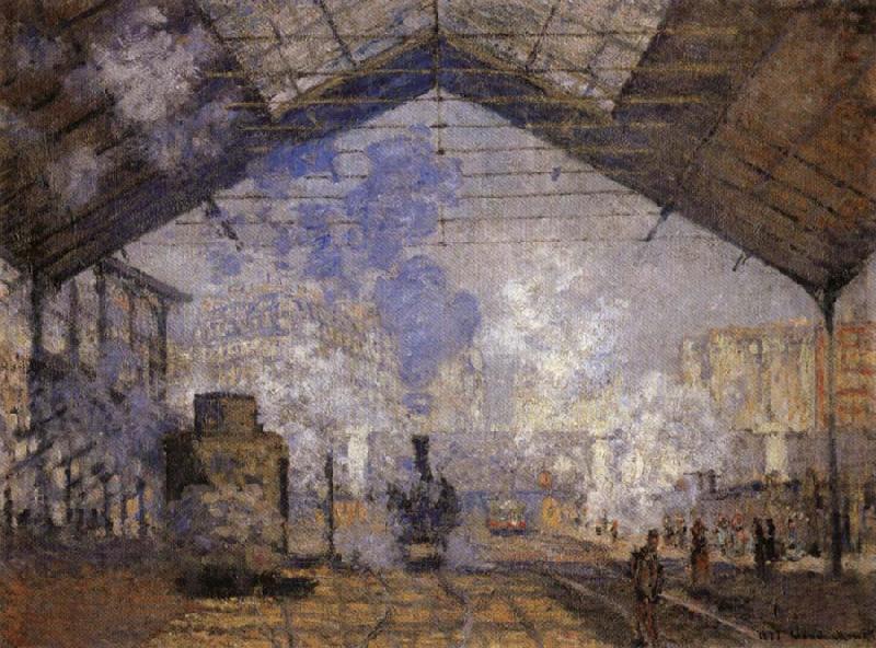 Claude Monet Saint-Lazare Station china oil painting image